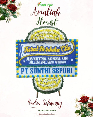 Papan Bunga Duka di Botomuzoi